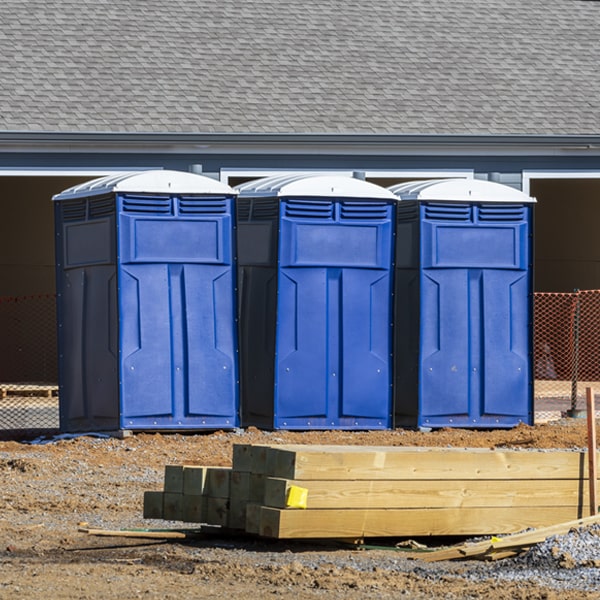 can i customize the exterior of the porta potties with my event logo or branding in Manitowish Waters